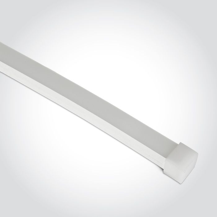 Perfil LED lineal de ONE Light en blanco, referencia 7841B, opciones de temperatura 3000K y 4000K.
