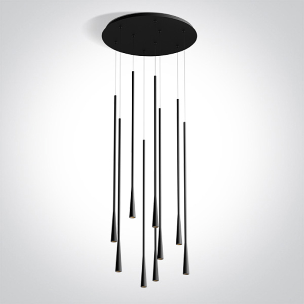 Lámpara Decorativa Negra 9x5W – IP20 | ONE Light