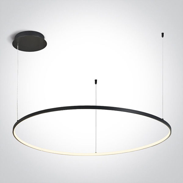 BLACK RING 100cm 48W WW IP20 230V DIMMABLE
