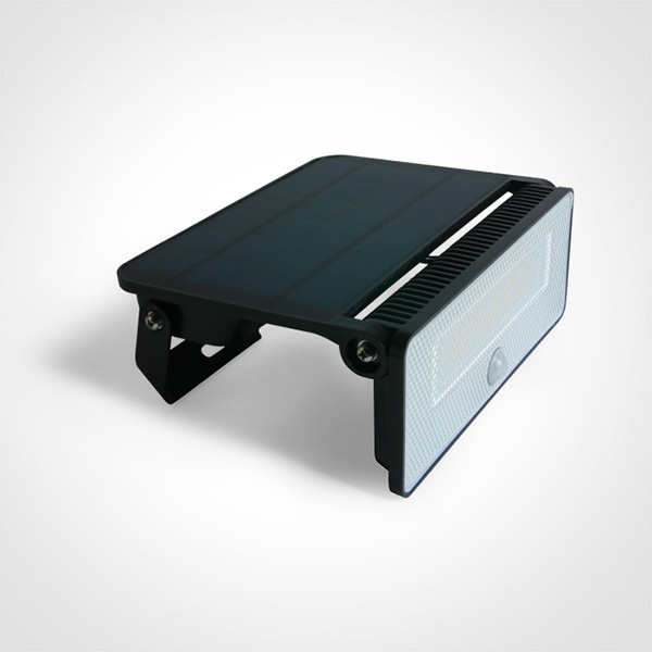 SOLAR BLACK 12W CW IP54 SENSOR