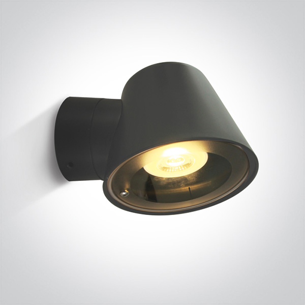 ANTHRACITE WALL LIGHT GU10 6W IP65 100-240V